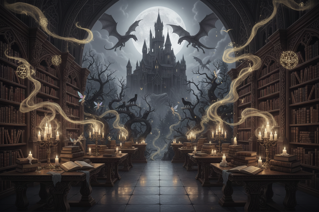 House of Flame & Fantasy Hero Banner